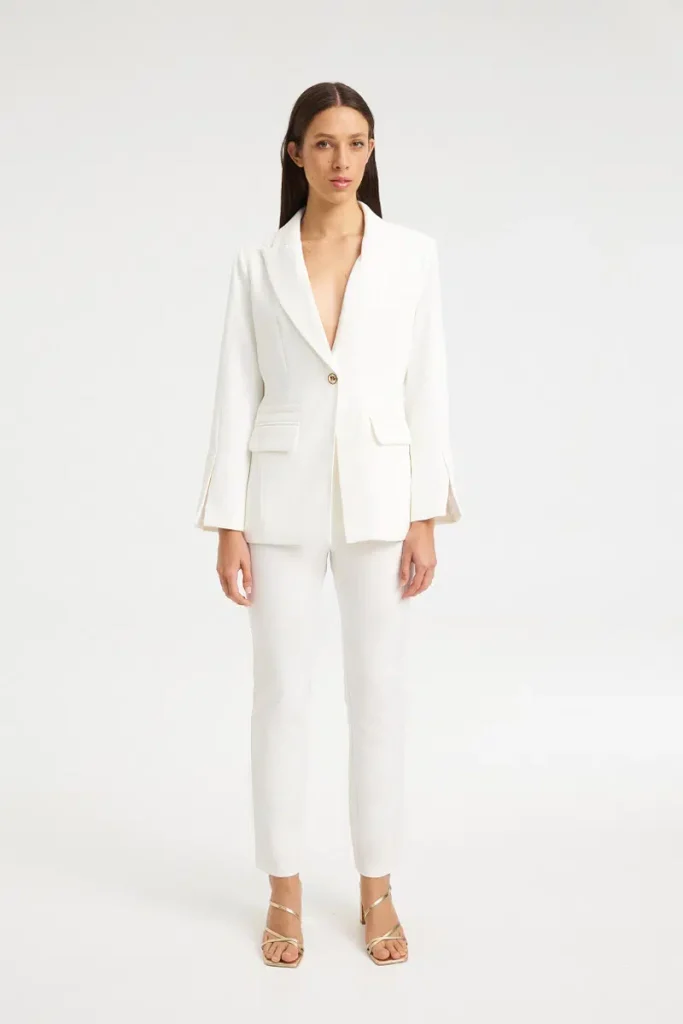 Mind Matter ALEXANDER BLAZER Διαχρονικό Tailored Σακάκι MML26-01-05-000_WHITE/Άσπρο