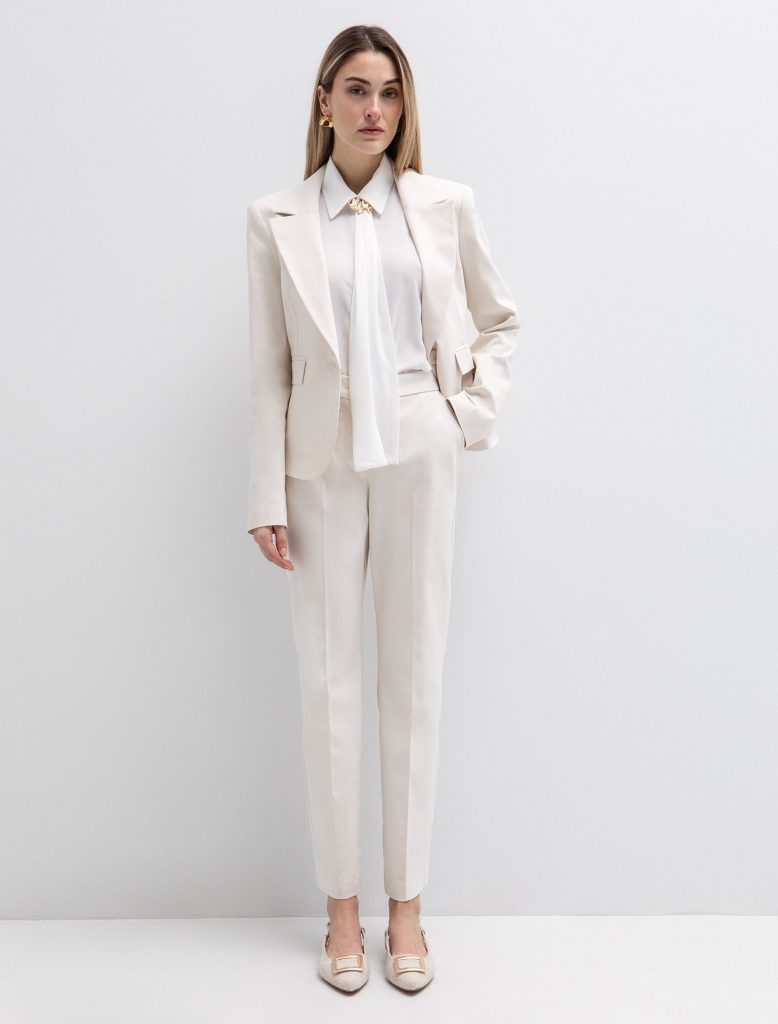 Toi&Moi Office παντελόνι ίσια γραμμή 20-5821-126-Sand/Άμμος