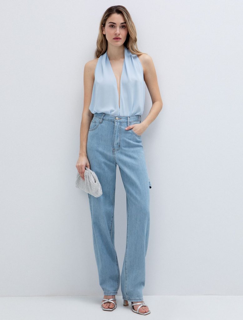 Toi&Moi Βoyfriend τζιν cargo 20-5759-126-Μεσαίο Μπλέ